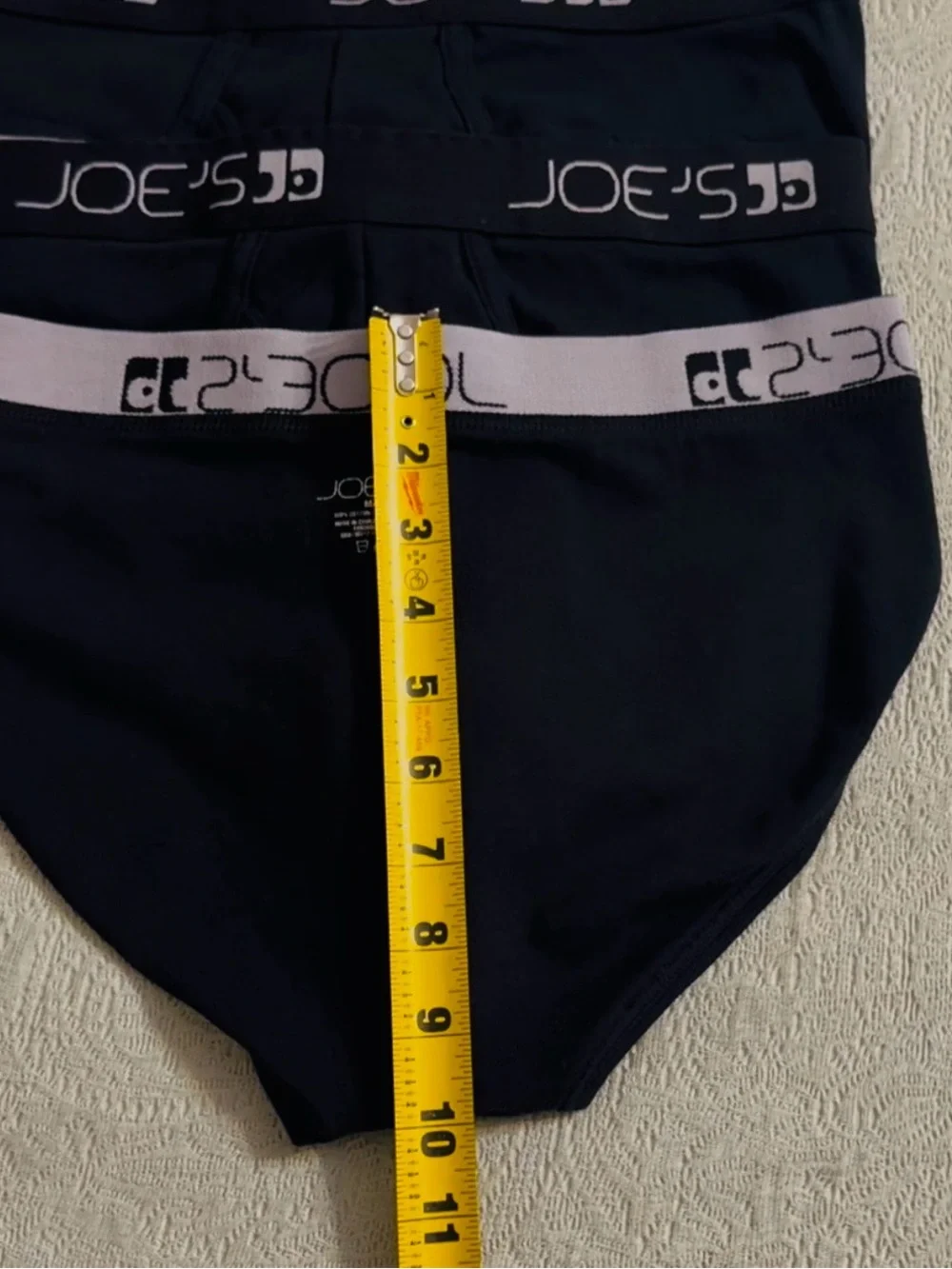 Lot of 4 Joe's Jeans Men's Classic Cotton Briefs, med, gently used/cleaned.